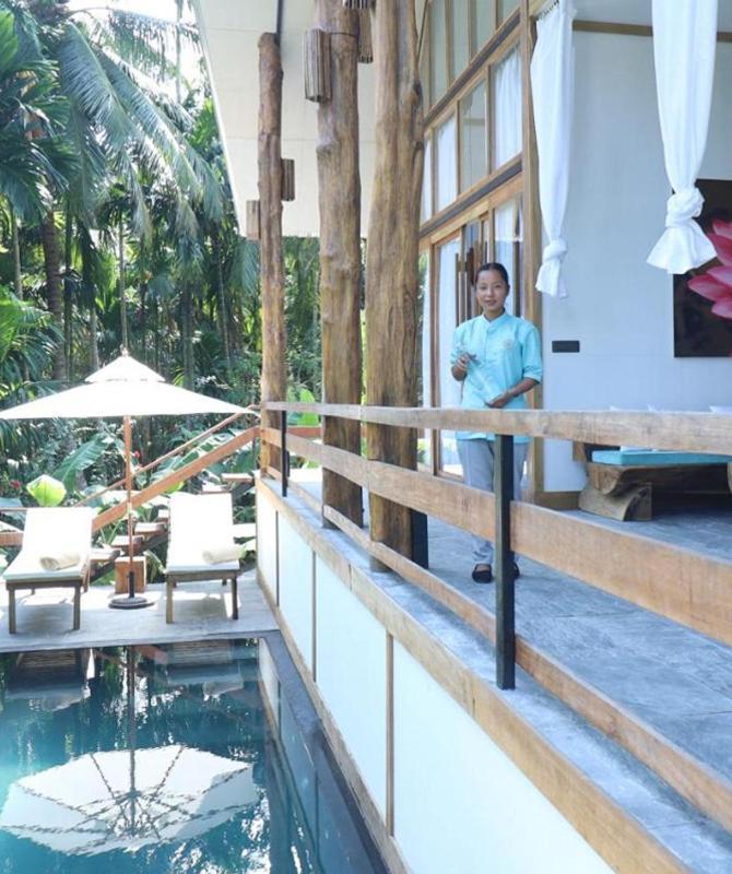 Satya Boutique Resort & Spa Vijay Nagar Beach Rom bilde